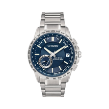Citizen Eco-Drive Satellite Wave Blue Dial Stainless Steel Men's Watch CC3000-89L