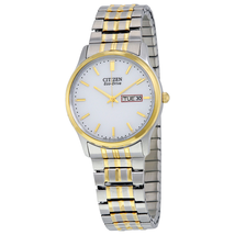 Citizen Men's Eco-drive 180 Flexible Band Two-tone Watch BM8454-93A