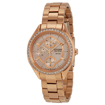 Citizen POV Eco-Drive Champagne Dial Ladies Watch FD1063-57X