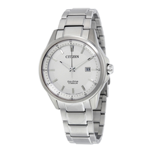 Citizen TI + IP Eco-Drive Silver Dial Men's Watch AW1490-50A