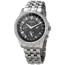 Citizen Calendrier World Time Grey Dial Men's Watch BU2080-51H