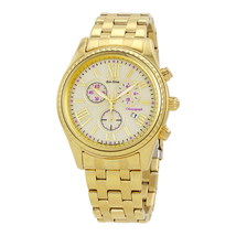 Citizen Chronograph Champagne Dial Gold-Tone Stainless Steel Watch FB1362-59P