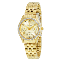 Citizen Gold Tone Ladies Multifunction Watch ED8132-55P