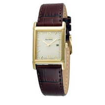Citizen Men's Eco-Drive 180 Gold-Tone Leather Watch BW0072-07P