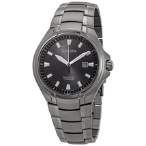 Citizen Paradigm Eco-Drive Grey Dial Titanium Men's Watch BM7431-51E