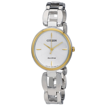 Citizen L Silver Dial Ladies Watch EM0424-53A