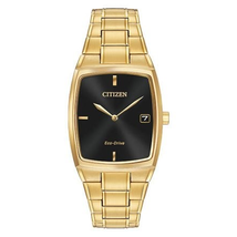 Citizen Eco-Drive Black Dial Stainless Steel Men's Watch AU1072-52E