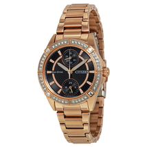 Citizen POV Eco-Drive Black Dial Ladies Watch FD3003-58E