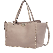 Valentino Medium Rockstud Tote- Poudre RW0B0970VSF P45
