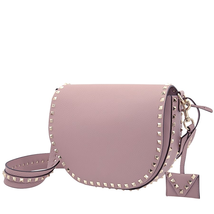 Valentino Pebbled Leather Crossbody- Lip Pink QW0B0A87VSL-I83