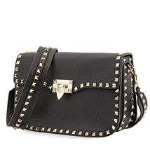 Valentino Rockstud Shoulder Bag- Black RW0B0C25VSL 0NO