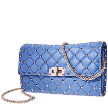 Valentino Rockstud Spike Crossbody Bag- Angel Blue RW2B0137NAP-GY7