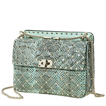 Valentino Rockstud Spike Medium Shoulder Bag RW0B0122JWH/E JX7