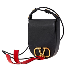 Valentino Small Vring Crossbody Bag- Black RW0B0D91UUN/E 0NO