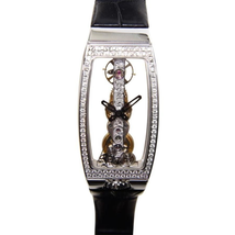 Corum Bridge Diamond Transparent Dial Unisex Watch 113.102.69/0001 0000