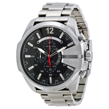 Diesel Chief Chronograph Black Dial Stainless Steel Men's Watch DZ4308