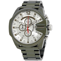 Diesel Mega Chief Chronograph Olive Ion Plated Men's Watch DZ4478