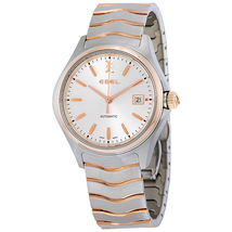 Ebel Wave Silver Dial Automatic Men's Two Tone Watch 1216204