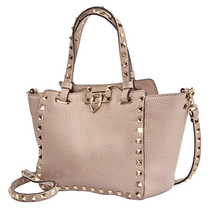 Valentino Rockstud Mini Tote- Poudre RW0B0861VSF P45