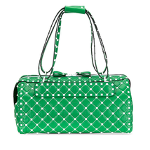 Valentino Rockstud Spike Duffle Bag - Green PW2B0B33RVH-0K2