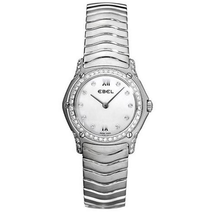 Ebel Classic Wave Mother of Pearl Dial Stainless Steel Ladies Watch 9090F29-971025