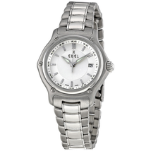 Ebel 1911 Silver Dial Stainless Steel Ladies Watch 9087221/6365P