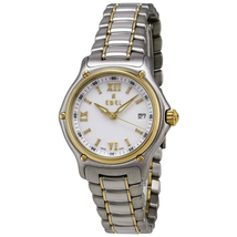 Ebel 1911 White Dial Two Tone Ladies Watch 1087221-0465P