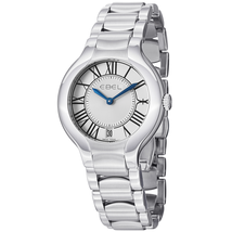 Ebel Beluga Grande Silver Dial Stainless Steel Ladies Watch 1216070