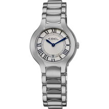 Ebel Beluga Silver Dial Stainless Steel Ladies Watch 1216037