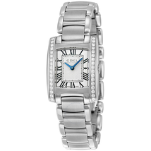 Ebel Brasilia Silver Dial Diamond Steel Ladies Watch 1216068
