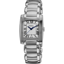 Ebel Brasilia Silver Dial Stainless Steel Ladies Watch 1216036