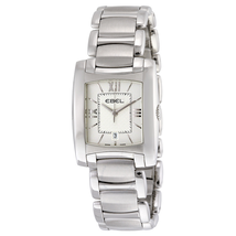Ebel Brasilia White Guilloche Ladies Watch 1215774