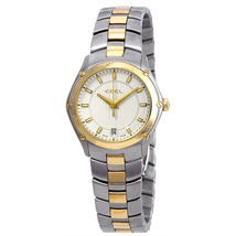 Ebel Classic Sport Silver Dial 18kt Yellow Gold Ladies Watch 1216028