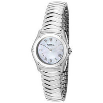 Ebel Classic Wave Mini White Dial Stainless Steel Bracelet Ladies Watch 9157F11-9225