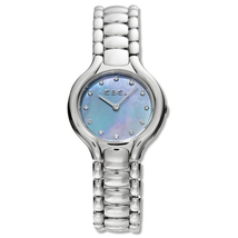 Ebel New Beluga Mini Mother Of Pearl Dial Stainless Steel Ladies Quartz Watch 9003411-9850