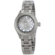 Ebel Onde Automatic Diamond Mother of Pearl Dial Ladies Watch 1216155