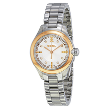 Ebel Onde Silver Diamond Dial Stainless Steel Ladies Watch 1216094