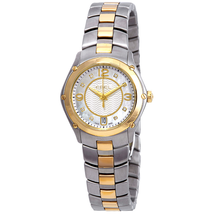 Ebel Sport Mother of Pearl Diamond Dial Ladies Two Tone Watch 1216183