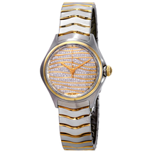 Ebel Wave Diamond Pave Dial Ladies Watch 1216284