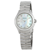 Ebel Wave Mother of Pearl Diamond Dial Ladies Watch 1216193