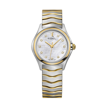 Ebel Wave Mother of Pearl Diamond Dial Ladies Watch 1216269