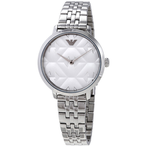 Armani Modern Slim Quartz Silver Dial Ladies Watch AR11213