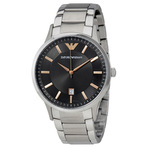 Emporio Armani Renato Grey Dial Stainless Steel Men's Watch AR2514