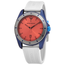 Armani Sigma Quartz Orange Dial Men's Watch AR11218