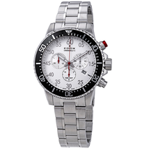 Edox Chronorally-S White Dial Men's Chronograph Watch 10227 3M ABN 10227 3M ABN