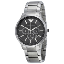 Emporio Armani Sportivo Chronograph Black Dial Steel Men's Watch AR2460