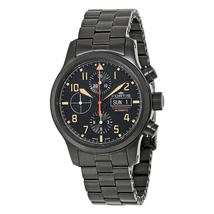Fortis Aeromaster Stealth Chronograph Black Dial Men's Watch 656.18.18 M