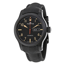 Fortis Aviatis Aeromaster Stealth Automatic Men's Watch 655.18.18 LP