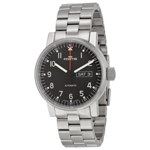 Fortis Spacematic Automatic Black Dial Stainless Steel Men's Watch 623.10.71 M