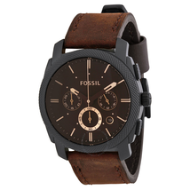 Fossil Machine Chronograph Brown Dial Men's Watch FS4656